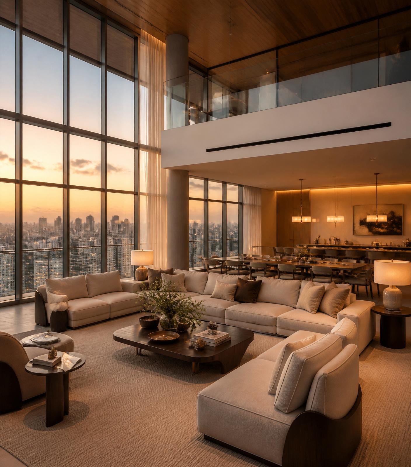 Penthouse de luxo com vista para São Paulo